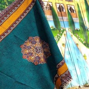 سفره و رومیزی قلمکار اعلا صادراتی رنگ خوشه سایز 135 در200