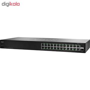 سوئیچ 24 پورت سیسکو مدل SG100-24 (استوک)