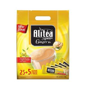 شیر چای زنجبیلی علی تی Alitea Ginger بسته 30 عددی