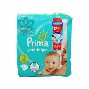 پوشک نوزاد ۳۱ عدد سایز ۲ پریما پمپرز – pampers