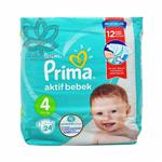 پوشک بچه نوپا ۲۴ عدد سایز ۴ پریما پمپرز – pampers