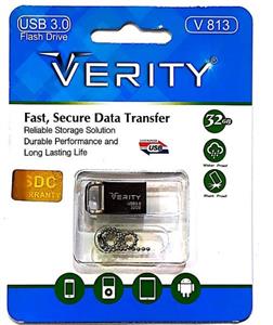 فلش مموری 32 گیگابایت وریتی Verity V813 USB 3.0 Verity V813 USB 3.0 Flash Memory 32GB