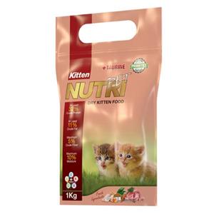 غذای خشک پروبیوتیک بچه گربه نوتری پت مدل Kitten مقدار 1 کیلوگرم Nutri Pet Kitten Probiotic Dry Kitten 1 Kg