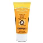 کرم ضد آفتاب آنتی آکنه SPF35 سان سیف بژ متوسط