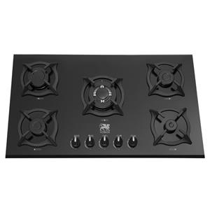 اجاق گاز صفحه ای شیشه ای ولکر مدل VG508N Volker VG508N Glass Gas Hob