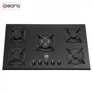 اجاق گاز صفحه ای شیشه ای ولکر مدل VG508N Volker VG508N Glass Gas Hob