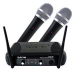 Daiyo HDM126D UHF Wireless Dual Microphone System