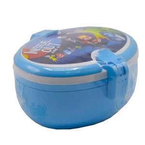 ظرف غذا پلاستیکی یک طبقه بیضی کارا مدل فانتزی