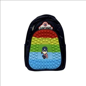 کوله پشتی فانتزی طرح کاپیتان آمریکا مدل CA60503