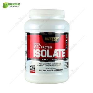 پودر وی پروتئین ایزوله 908 گرمی ویثر | Wisser Whey Protein 908 gr Powder