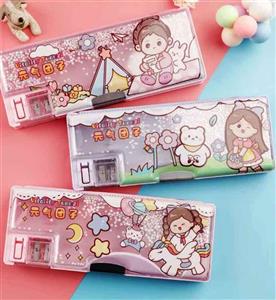 جامدادی مگنتی کوچک توپی طرح دختر