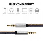 کابل انتقال صدا ارلدوم Earldom ET-AUX20 Leather Brown Audio Cable