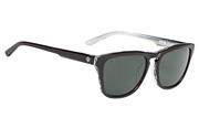 SPY Optic Hayes Polarized Sunglasses for Men and Women Patented Happy Lens Technology Optimal Clarity Virtually Indestructible Grilamid Frame Classic Style Dark Tort, Gray Green 