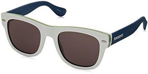 Havaianas Men s Brasil/m Square Sunglasses, Whte Blue, 50 mm