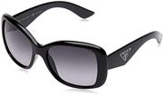 Prada PR32PS Sunglasses 1AB5W1-57 - Black Frame, polar grey PR32PS-1AB5W1-57