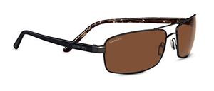 Serengeti San Remo Sunglasses (Drivers Polarized,  Satin Dark Brown/Black Tortoise)