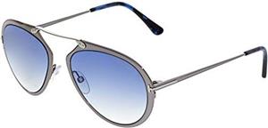 Sunglasses Tom Ford DASHEL TF 508 FT 12W shiny dark ruthenium gradient blue 
