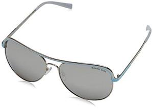 Michael Kors VIVIANNA I MK1012 Sunglasses 11096G-58 - Silver/periwinkle Frame, Silver Mirror 