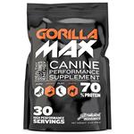 GORILLA MAX Protein Muscle Supplement for Dogs Size:30 Servings 368 g