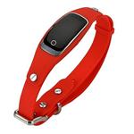Smart Dog Collar: GPS Location and Activity Monitor Fit Large and Small Dogs,two-way audio, Work Only with 2G Network (Red)