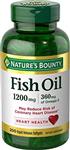 Nature s Bounty Fish Oil, 1200 mg Omega-3, 200 Rapid Release Softgels, Dietary Supplement for Supporting Cardiovascular Health(1)