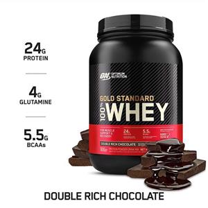 پودر پروتئین اپتیمم نوتریشن 100 درصد وی گلد استاندارد 2 پوند Optimum Nutrition Gold Standard 100% Whey Protein Powder  2 Pound