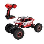 SZJJX RC Rock Off-Road Vehicle 2.4Ghz 4WD High Speed 1:18 Racing Cars RC Cars Remote Radio Control Cars Electric Rock Crawler Electric Buggy Hobby Car Fast Race Crawler Truck-Red