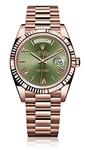 Rolex Day-Date 40 President Everose Gold Watch 228235 60th Anniversary Green Dial