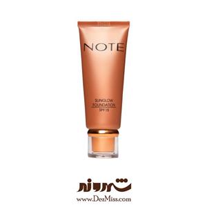 کرم پودر برنزه کننده نوت NOTE SUN GLOW FOUNDATION 