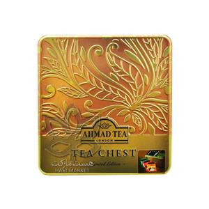 چای تی بگ چهار نوع ۴۰ عدد جعبه فلزی احمد – ahmad tea