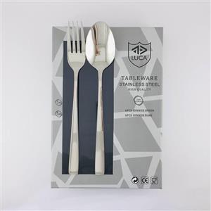 قاشق و چنگال 12 پارچه لوکا مدل شیکاگو