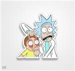 استیکر/ برچسب Rick and Morty