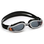 Aqua Sphere Kaiman EXO Smoke Lens Goggles, Silver/Black