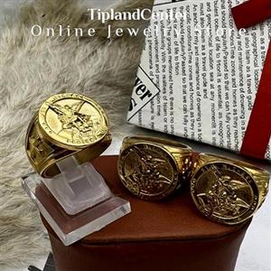 انگشتر طرح طلا میکاییل 