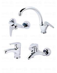 ست چهار تکه شیرآلات کسری مدل سانا