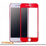 محافظ صفحه نمایش شیشه ای 5D مخصوص گوشی موبایل آیفون 6/6s (قرمز)