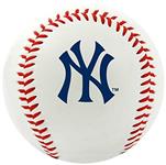 MLB New York Yankees Team Logo Baseball, Official, White