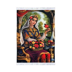 تابلو فرش کلاریس طرح تازه عروس