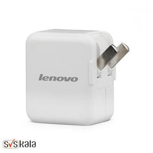 شارژر دیواری   لنوو 2.1 آمپر مدل AC210 (سفید)