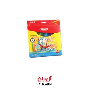 مداد رنگی 24 رنگ  آریا