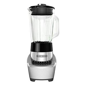 BLACK+DECKER FusionBlade Blender with 6-Cup Glass Jar, 12-Speed Settings, Silver, BL1111SG 