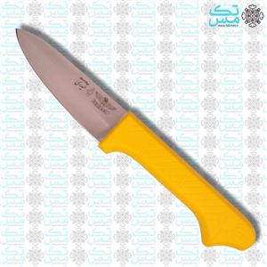 چاقوی دم دستی دسته زرد گنجشکی حیدری