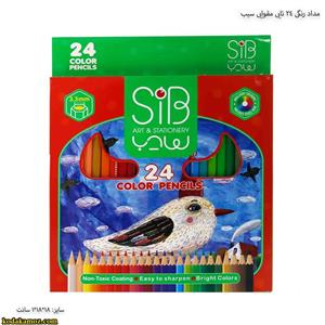 مداد رنگی 24 رنگ سیب مدل فانی