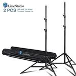 LimoStudio (2 SETS of) 7 ft Photo Studio Light Stands for Photo Video Studio Softbox or Umbrella Lights with Hot Shoe Flash Bracket, Umbrella Mount Adapter, AGG2346V2