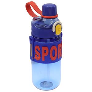 قمقمه ورزشی نی دار 500 میل کد 280 آبی SPORT BOTTLE