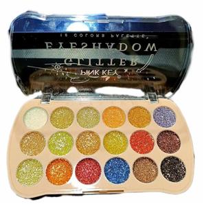 پالت سایه گلیتری 18 رنگ پینک کی PINK KEY