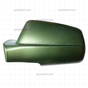 قاب آینه سمند سبز متالیک سمت چپ