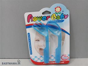 قاشق چنگال سرکج شفاف Flower baby 