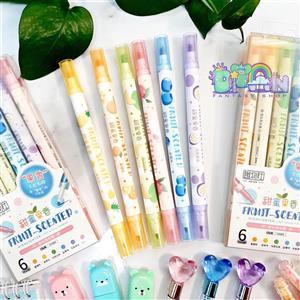 هایلایتر 6 عددی میوه ای معطر دوسر