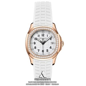 ساعت زنانه نگین دار Patek Philippe Aquanaut Luce RWD2